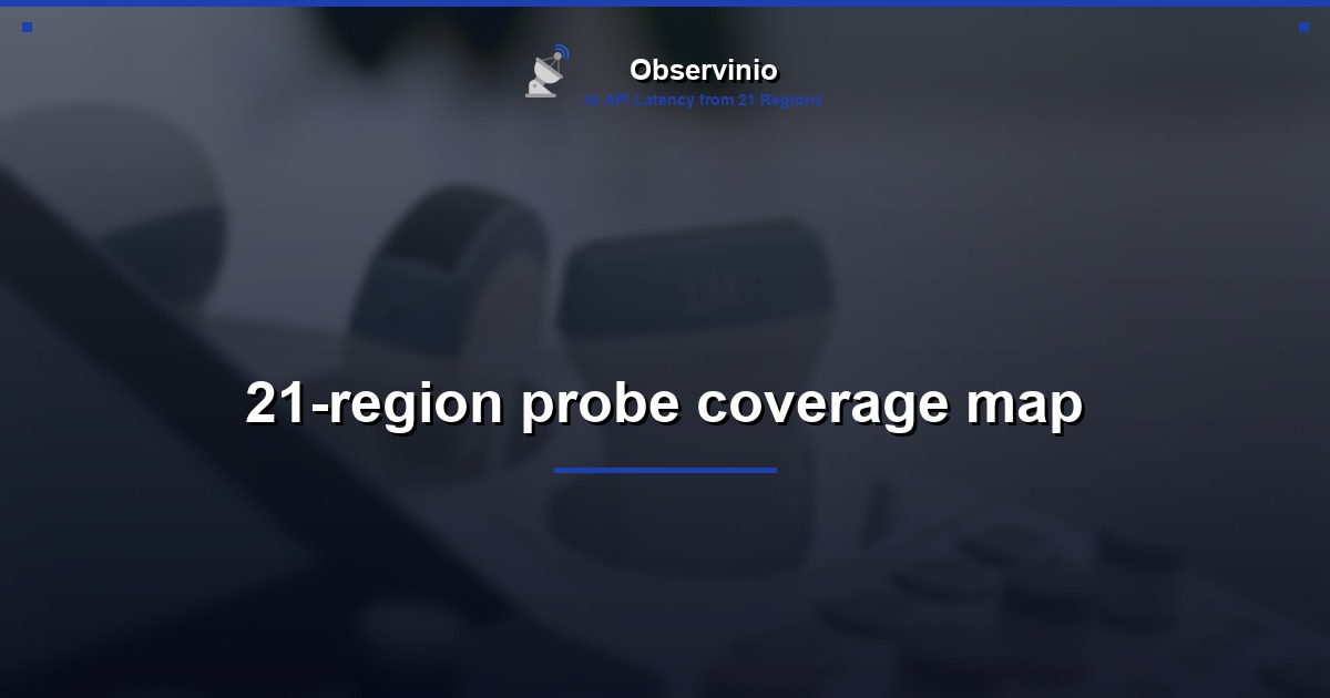 21-region probe coverage map
