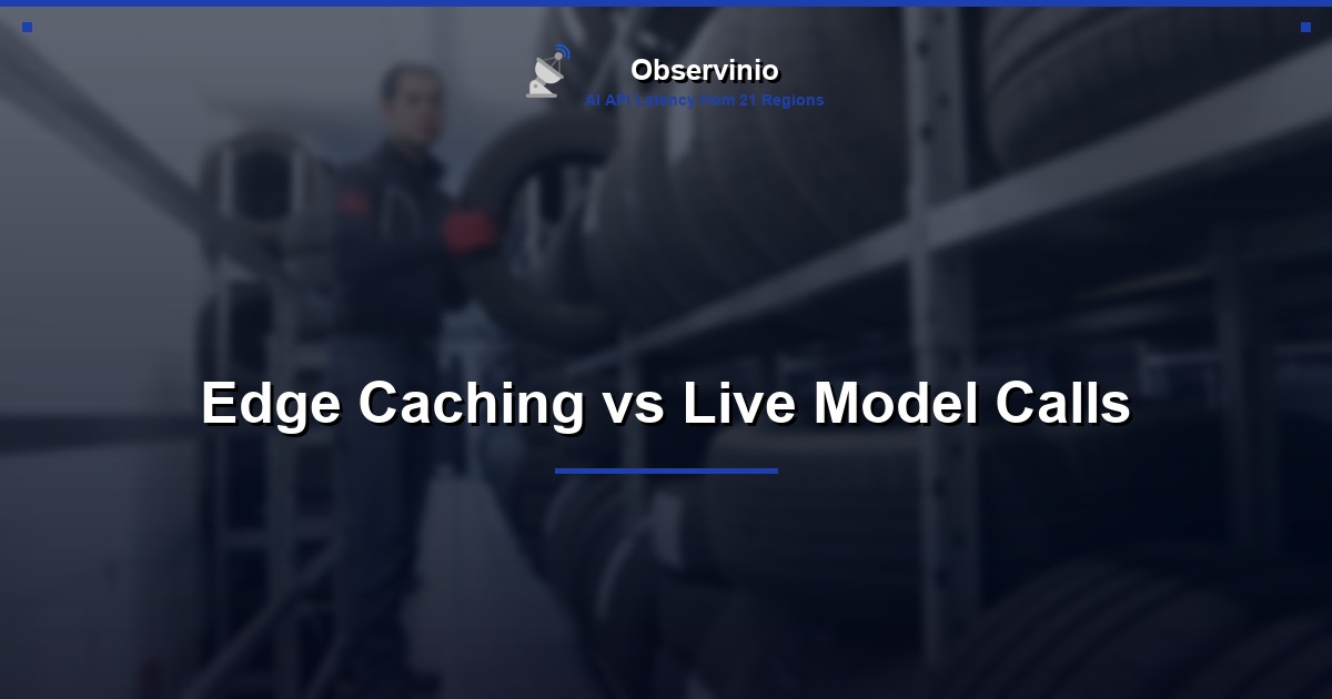 Edge Caching vs Live Model Calls